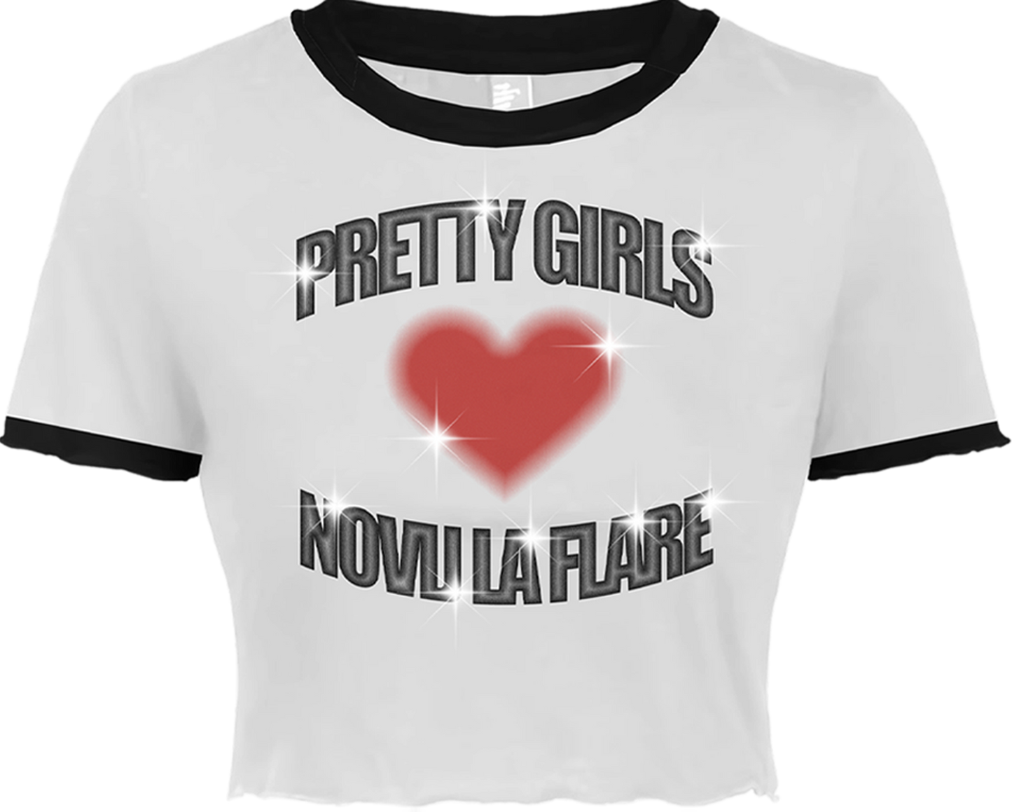 PRETTY GIRLS CROPPED BABY TEE