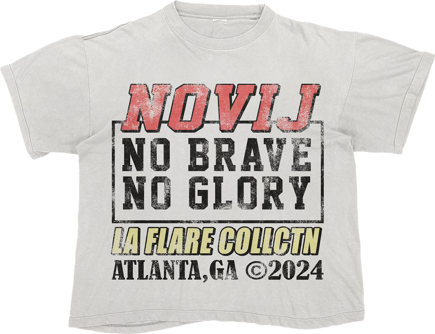 NO BRAVE NO GLORY TEE